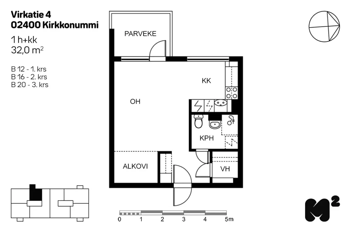 Pohjakuva kirkkonummi/keskusta/virkatie-4-wiikintie-1/1987-18396