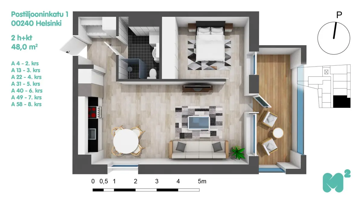 Pohjakuva helsinki/pohjois-pasila/postiljooninkatu-1/397-12360