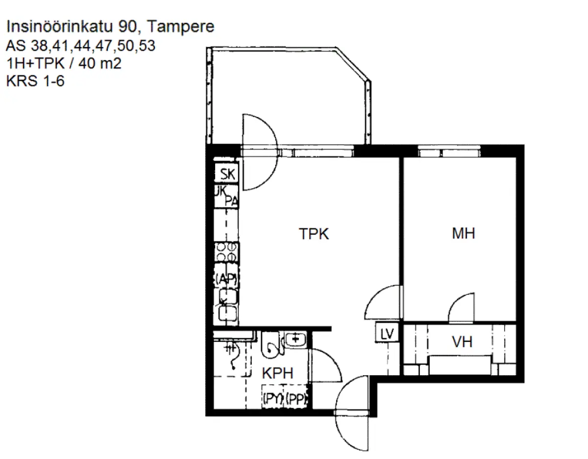 Pohjakuva tampere/hervanta/insinoorinkatu-86-90/2703-2118