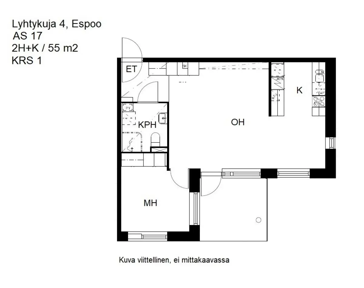 Pohjakuva espoo/espoon-keskus/lyhtykuja-4/175-7676