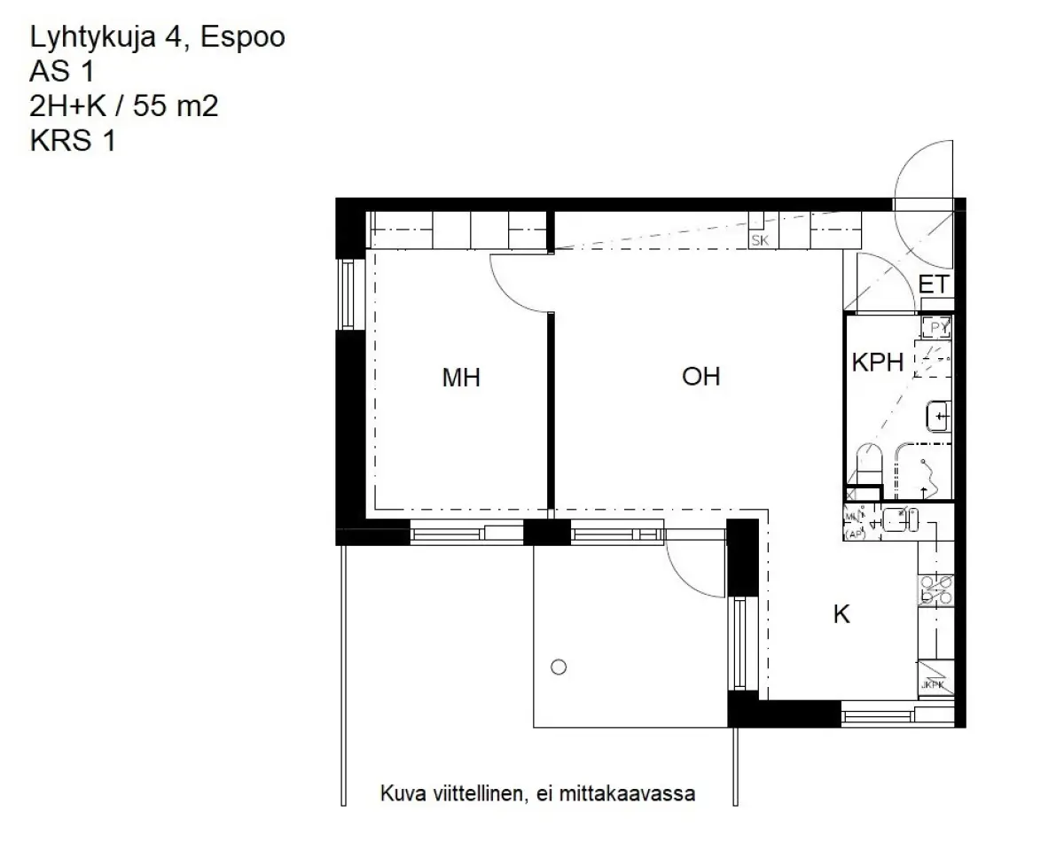 Pohjakuva espoo/espoon-keskus/lyhtykuja-4/175-7660