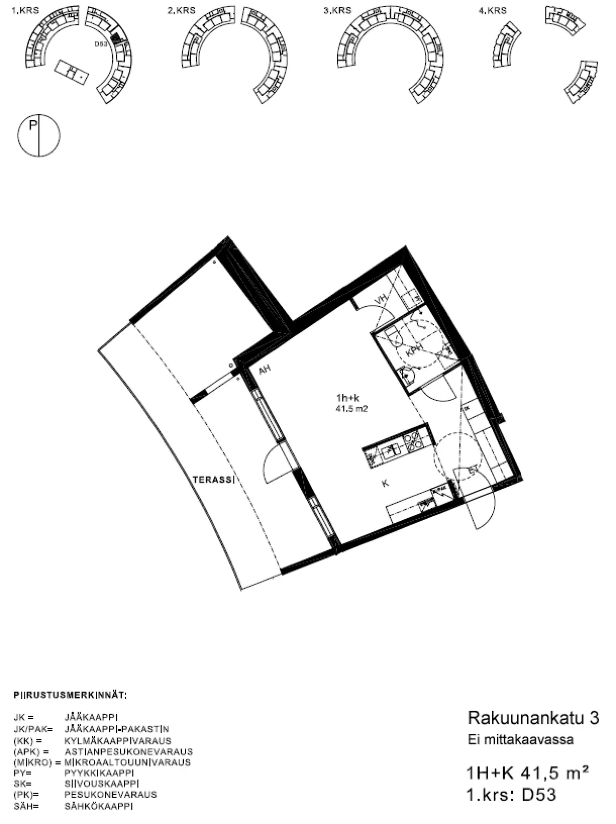 Pohjakuva hameenlinna/ahvenisto/rakuunankatu-3/1639-13152