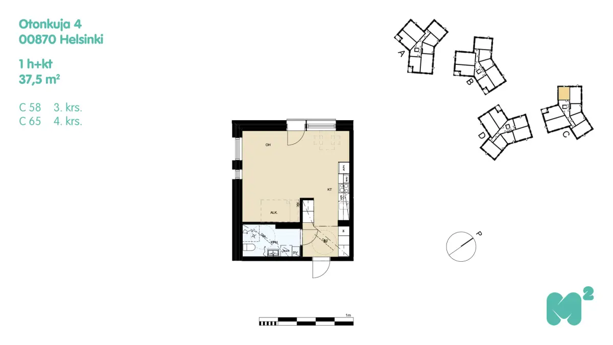 Pohjakuva helsinki/kruunuvuorenranta/otonkuja-4/1068-10343