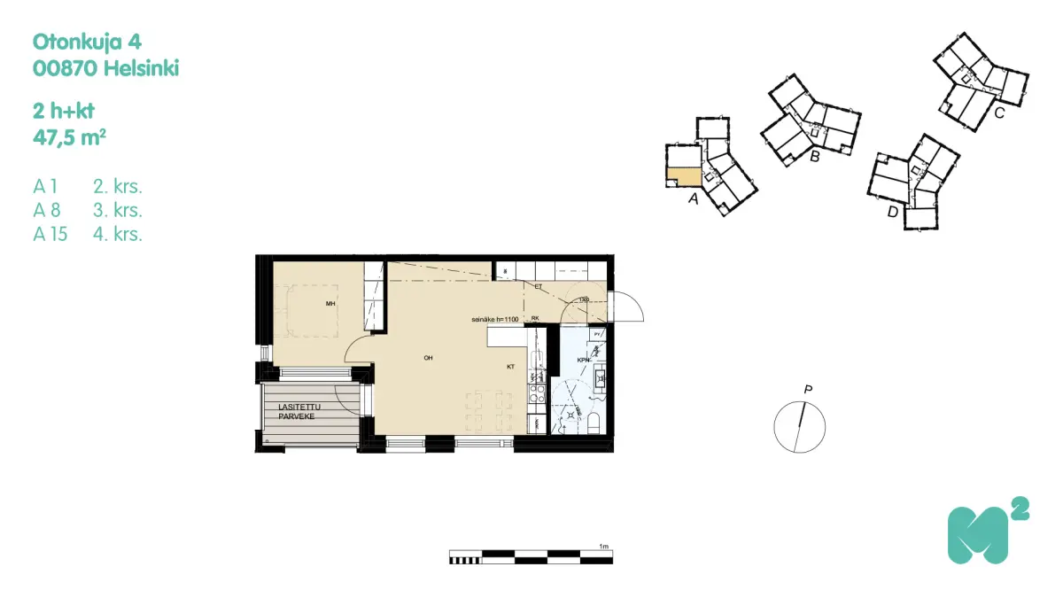 Pohjakuva helsinki/kruunuvuorenranta/otonkuja-4/1068-10279