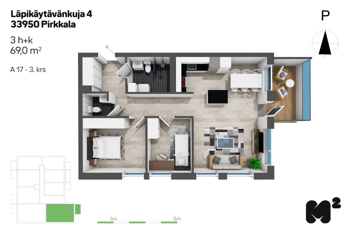 Pohjakuva pirkkala/loukonlahti/lapikaytavankuja-4/2471-7854