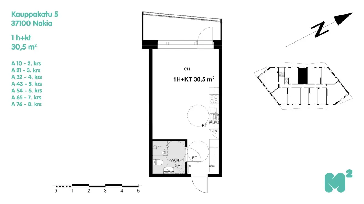 Pohjakuva nokia/keskusta/kauppakatu-5/2428-4063