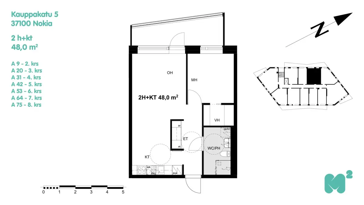 Pohjakuva nokia/keskusta/kauppakatu-5/2428-4026