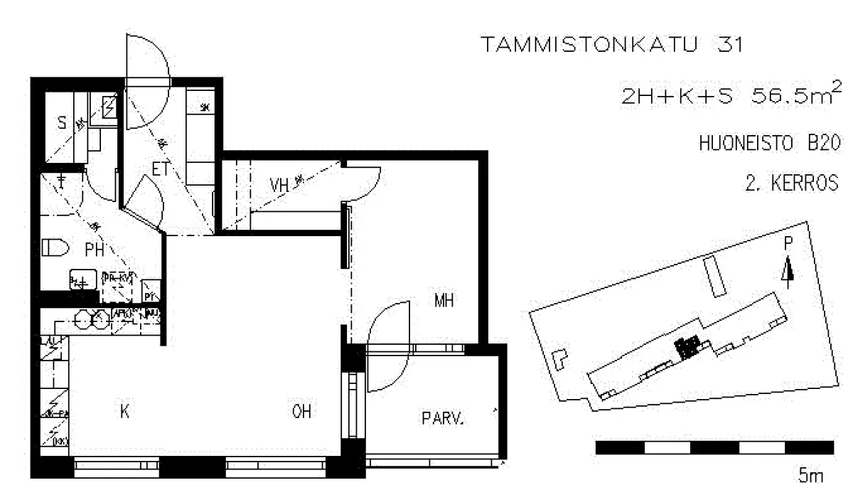 Pohjakuva vantaa/tammisto/tammistonkatu-31/1205-15775