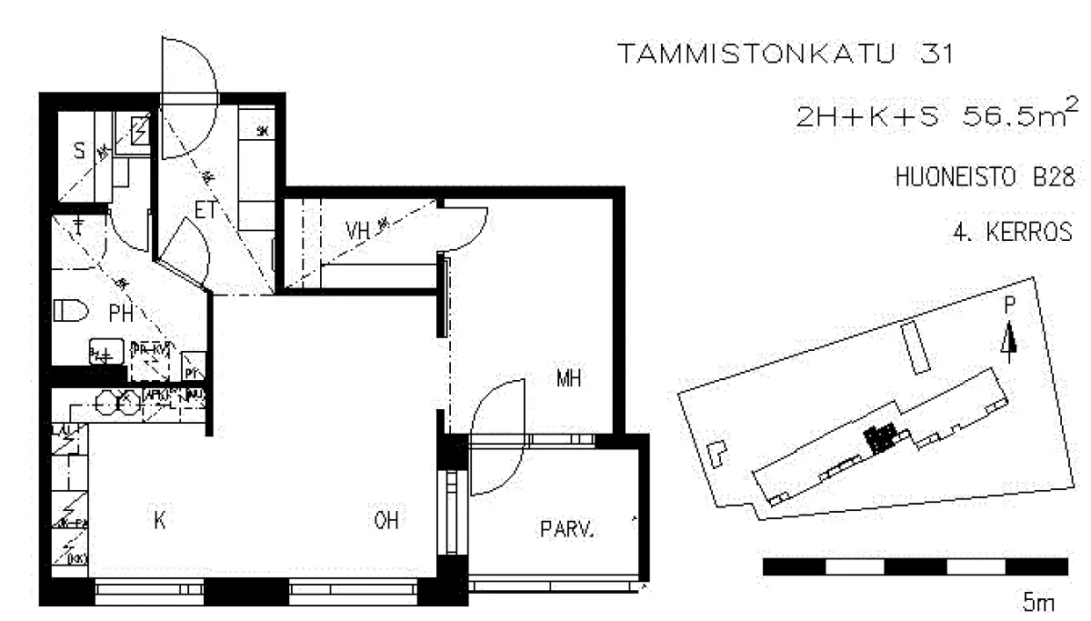 Pohjakuva vantaa/tammisto/tammistonkatu-31/1205-15783