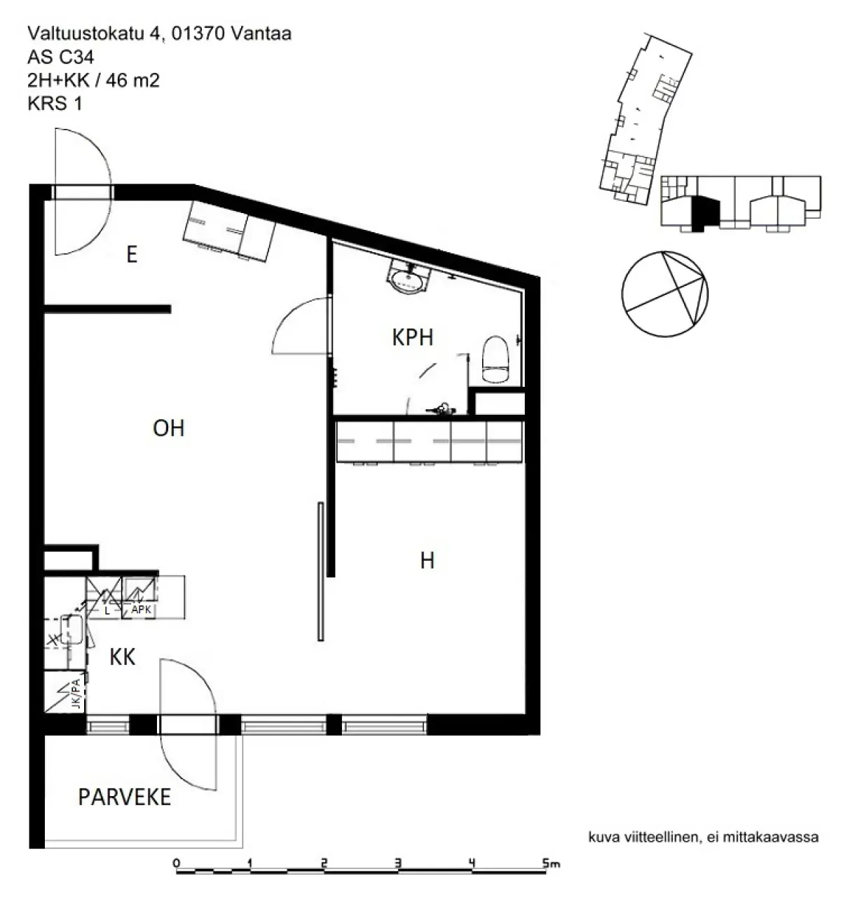 Pohjakuva vantaa/jokiniemi/valtuustokatu-4/1227-17205