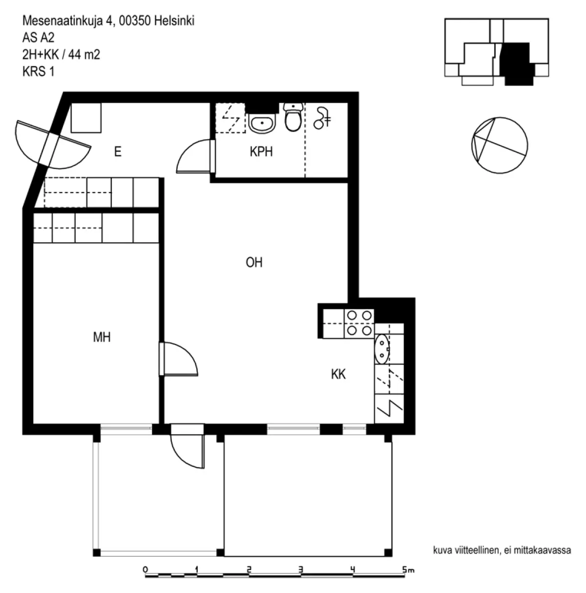 Pohjakuva helsinki/munkkivuori/mesenaatinkuja-4/593-8532