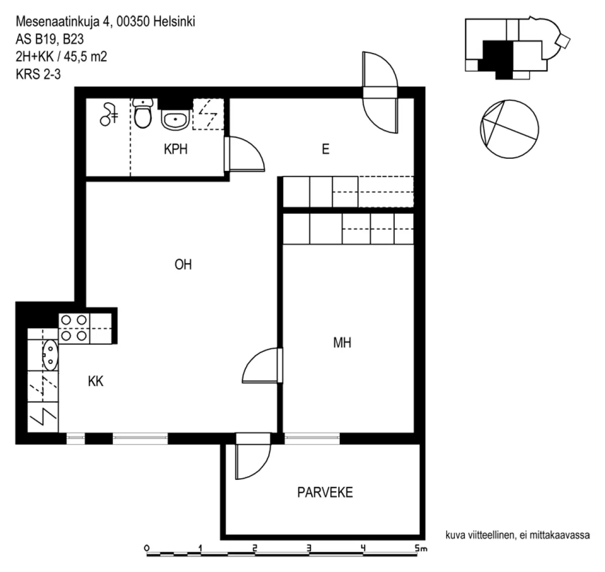 Pohjakuva helsinki/munkkivuori/mesenaatinkuja-4/593-8550