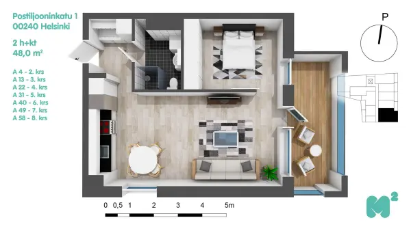 Pohjakuva helsinki/pohjois-pasila/postiljooninkatu-1/397-12360