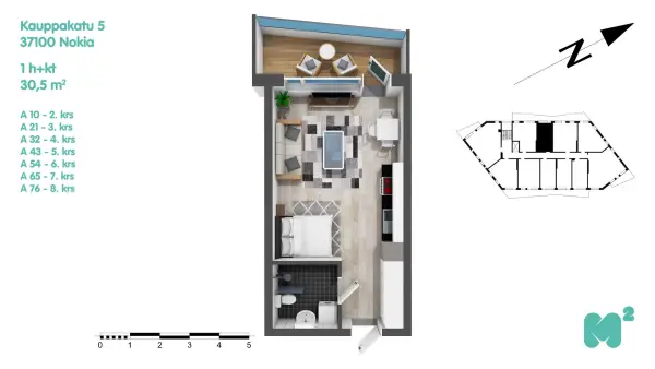 Pohjakuva nokia/keskusta/kauppakatu-5/2428-4063
