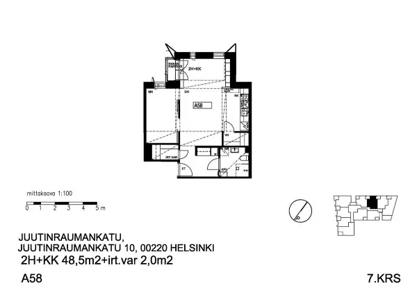 Pohjakuva helsinki/jatkasaari/juutinraumankatu-10/401-2621