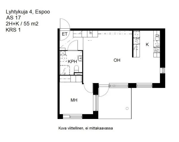 Pohjakuva espoo/espoon-keskus/lyhtykuja-4/175-7676