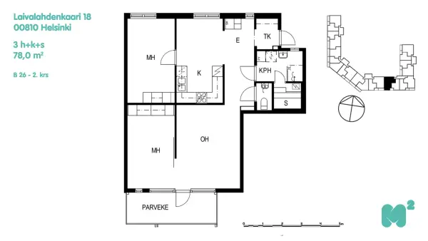 Pohjakuva helsinki/herttoniemi/kaivolahdenkatu-5-laivalahdenkaari-18/882-6976