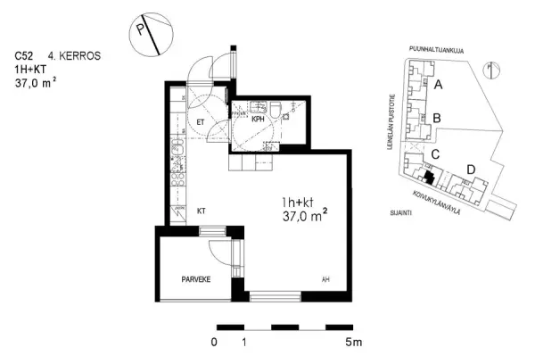 Pohjakuva vantaa/leinela/puunhaltijankuja-1-3/1262-12714