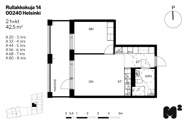 Pohjakuva helsinki/pohjois-pasila/rullakkokuja-14/3274-13666