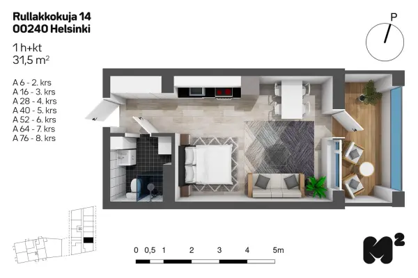 Pohjakuva helsinki/pohjois-pasila/rullakkokuja-14/3274-13635