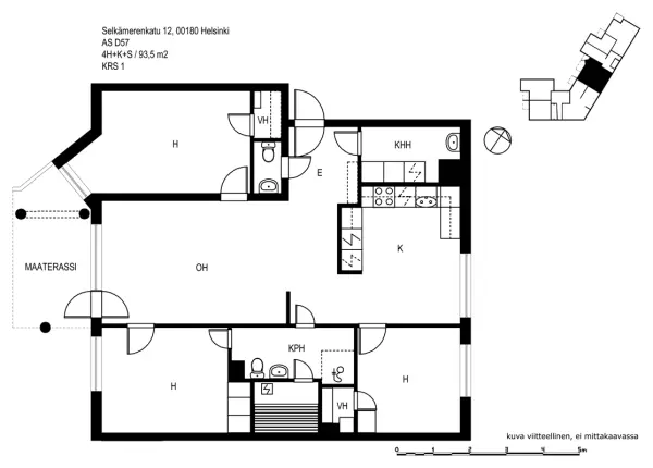 Pohjakuva helsinki/ruoholahti/selkamerenkatu-12/398-14702