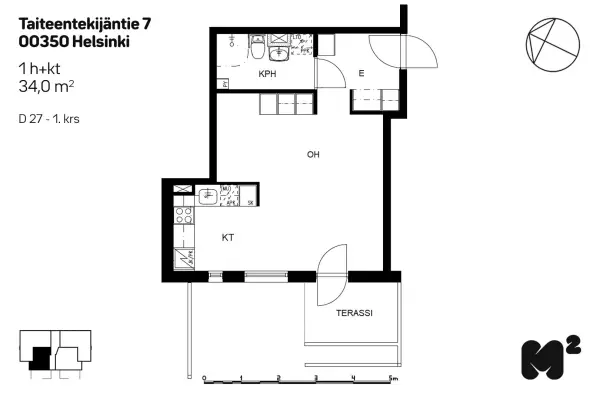 Pohjakuva helsinki/munkkivuori/taiteentekijantie-7/594-15571