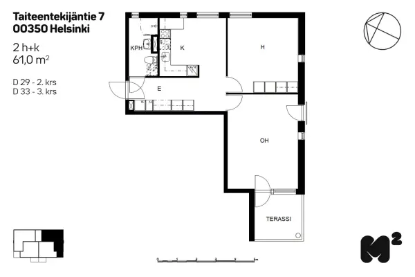 Pohjakuva helsinki/munkkivuori/taiteentekijantie-7/594-15573