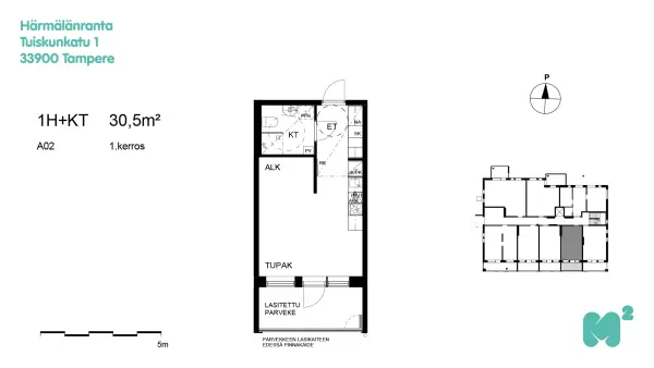 Pohjakuva tampere/harmala/tuiskunkatu-1/2835-16522