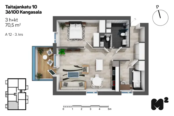 Pohjakuva kangasala/lamminrahka/taitajankatu-10/3278-15519