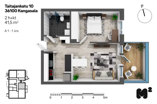 Pohjakuva kangasala/lamminrahka/taitajankatu-10/3278-15516