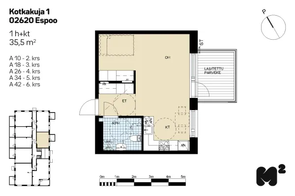 Pohjakuva espoo/karakallio/kotkakuja-1/222-5831