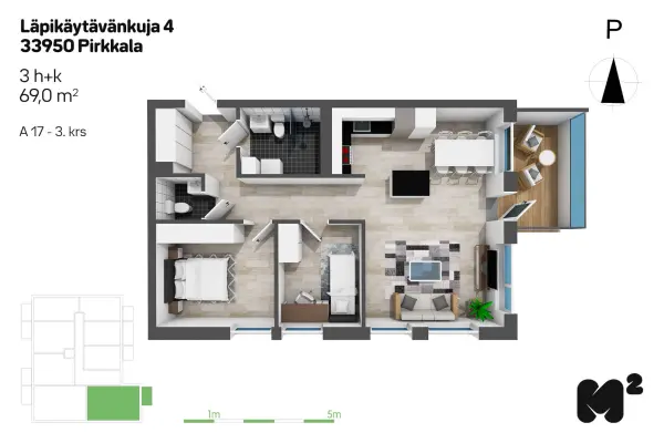 Pohjakuva pirkkala/loukonlahti/lapikaytavankuja-4/2471-7854