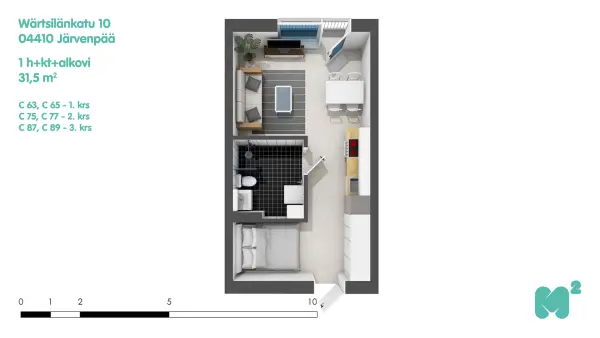 Pohjakuva jarvenpaa/pajala/wartsilankatu-10/1855-19010