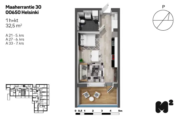 Pohjakuva helsinki/oulunkyla/maaherrantie-30/477-7913