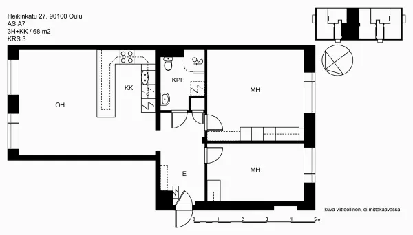 Pohjakuva oulu/myllytulli/heikinkatu-27-31-koulukatu-3/2457-1249