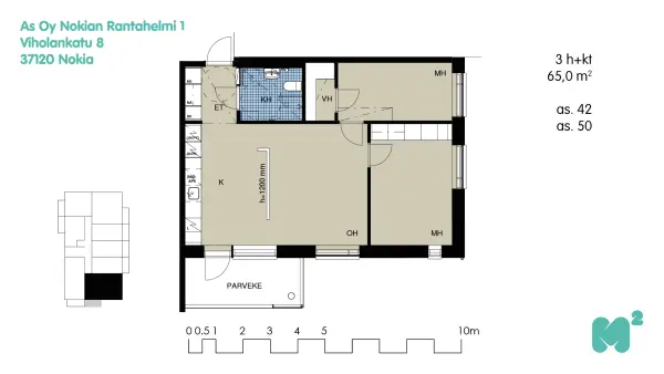 Pohjakuva nokia/vihola/viholankatu-8/2450-18111