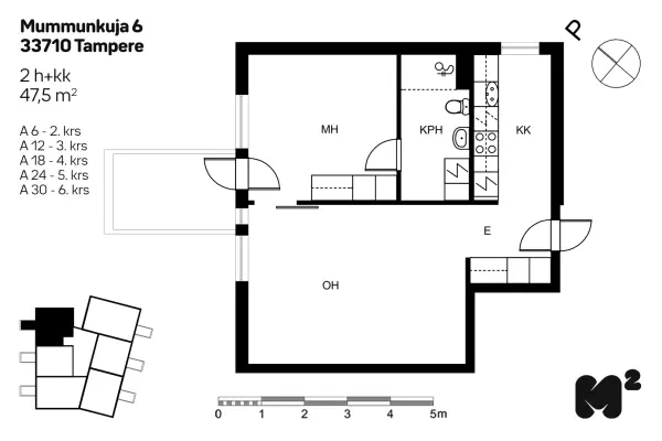 Pohjakuva tampere/kaukajarvi/mummunkuja-6/2624-8929