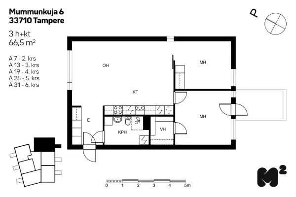 Pohjakuva tampere/kaukajarvi/mummunkuja-6/2624-8942