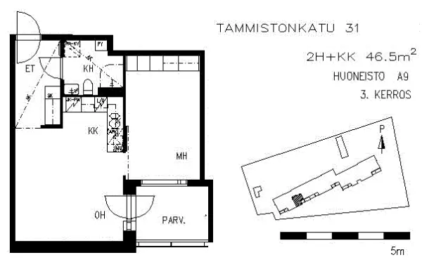 Pohjakuva vantaa/tammisto/tammistonkatu-31/1205-15769