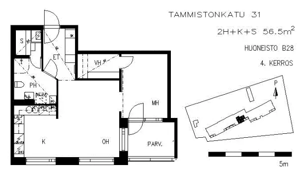 Pohjakuva vantaa/tammisto/tammistonkatu-31/1205-15783
