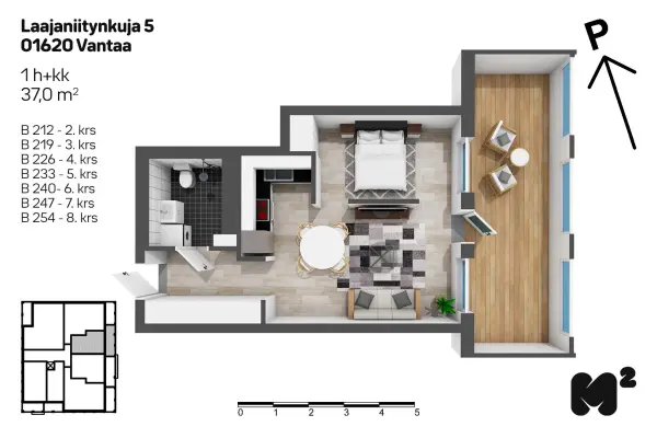Pohjakuva vantaa/martinlaakso/laajaniitynkuja-5/1182-6656