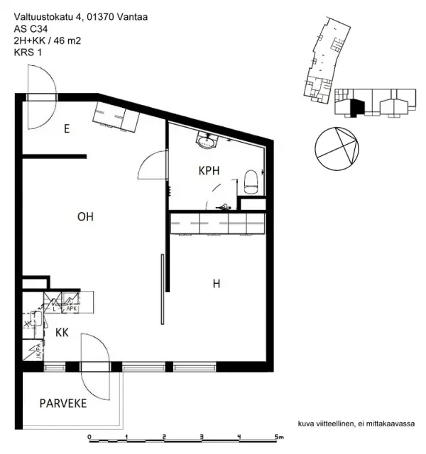 Pohjakuva vantaa/jokiniemi/valtuustokatu-4/1227-17205
