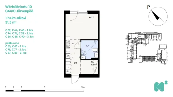 Pohjakuva jarvenpaa/pajala/wartsilankatu-10/1855-19010