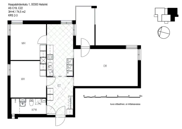 Pohjakuva helsinki/pikku-huopalahti/haapalahdenkatu-1/583-888
