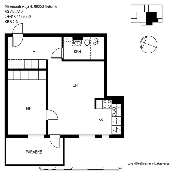 Pohjakuva helsinki/munkkivuori/mesenaatinkuja-4/593-8529