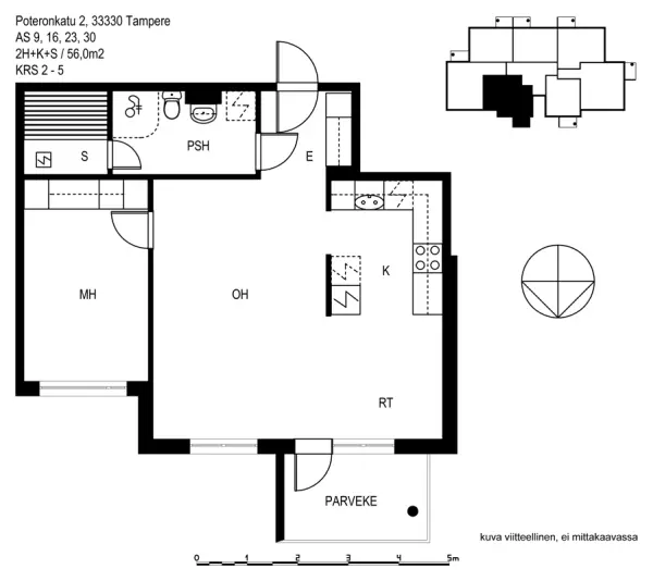 Pohjakuva tampere/kalkku/poteronkatu-2/2786-12452