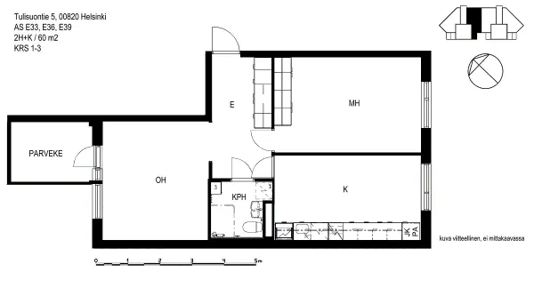 Pohjakuva helsinki/roihuvuori/tulisuontie-5/881-16606